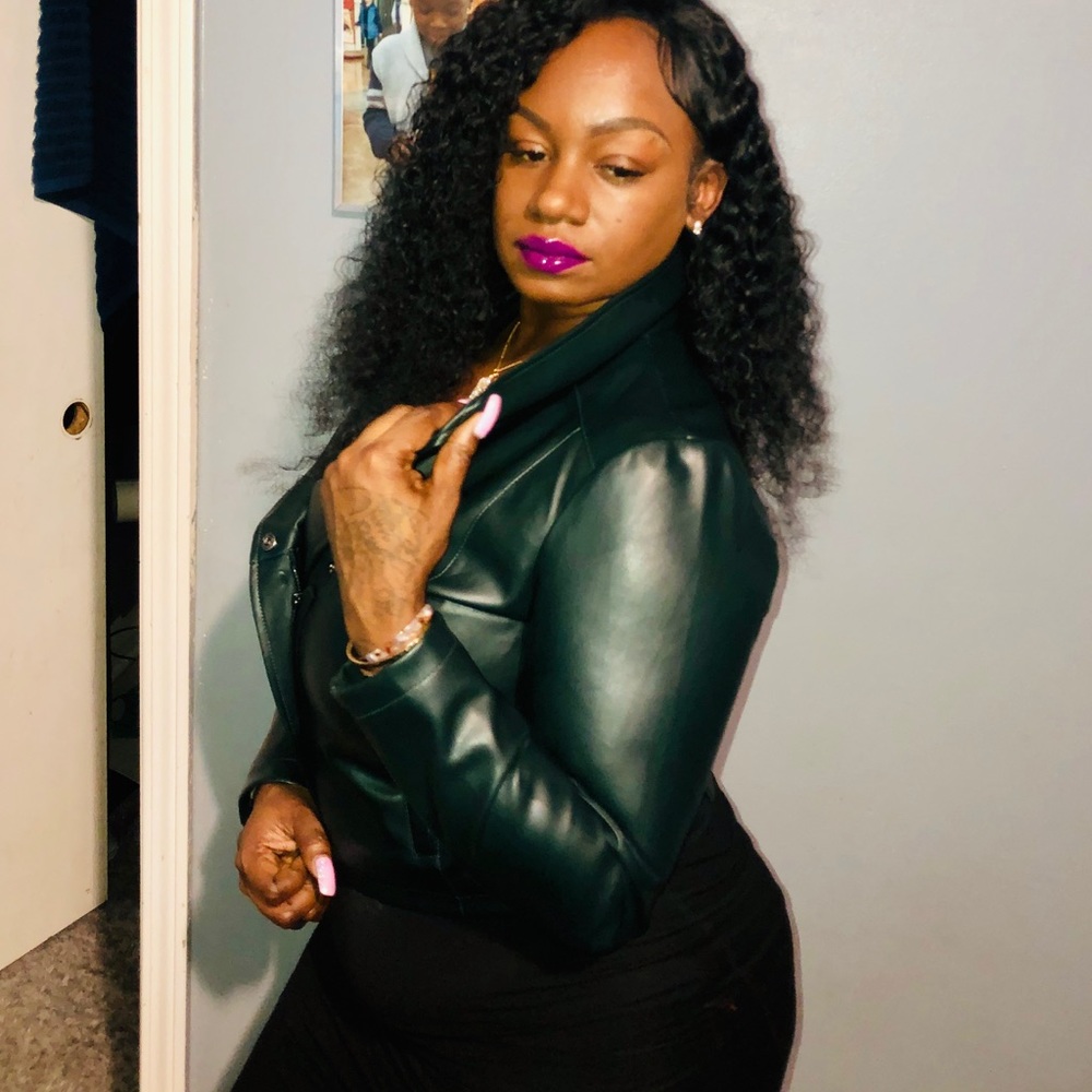 Ann Taylor faux leather